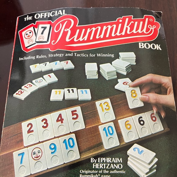 Pressman game Games Rummikub Travel Set The Official Rummikub Book